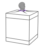 Secret Dome Bukkake Bondage Box Purple