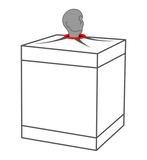 Secret Dome Bukkake Bondage Box Red