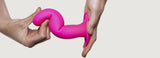 Hitsens 4 Pink Dual Density Silicone Dildo